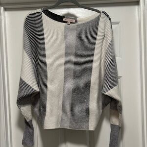PHILOSOPHY Monochrome Striped Sweater, M